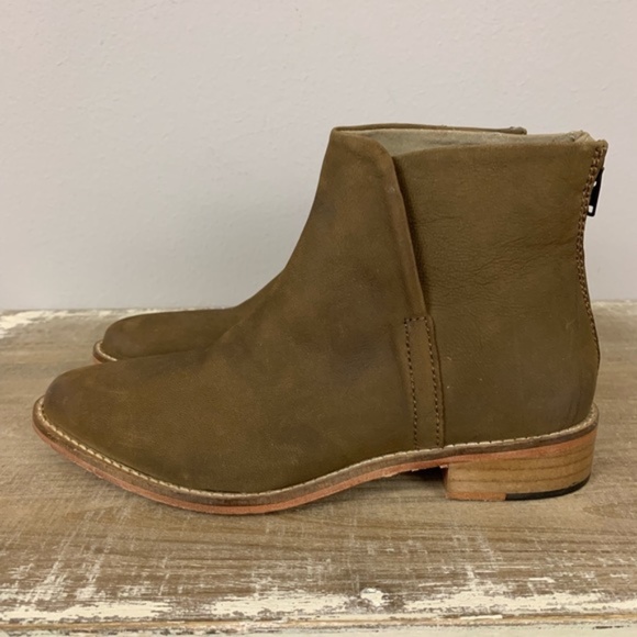 Free People leather Century Flat Bootie Pointed Boot - Picture 4 of 5